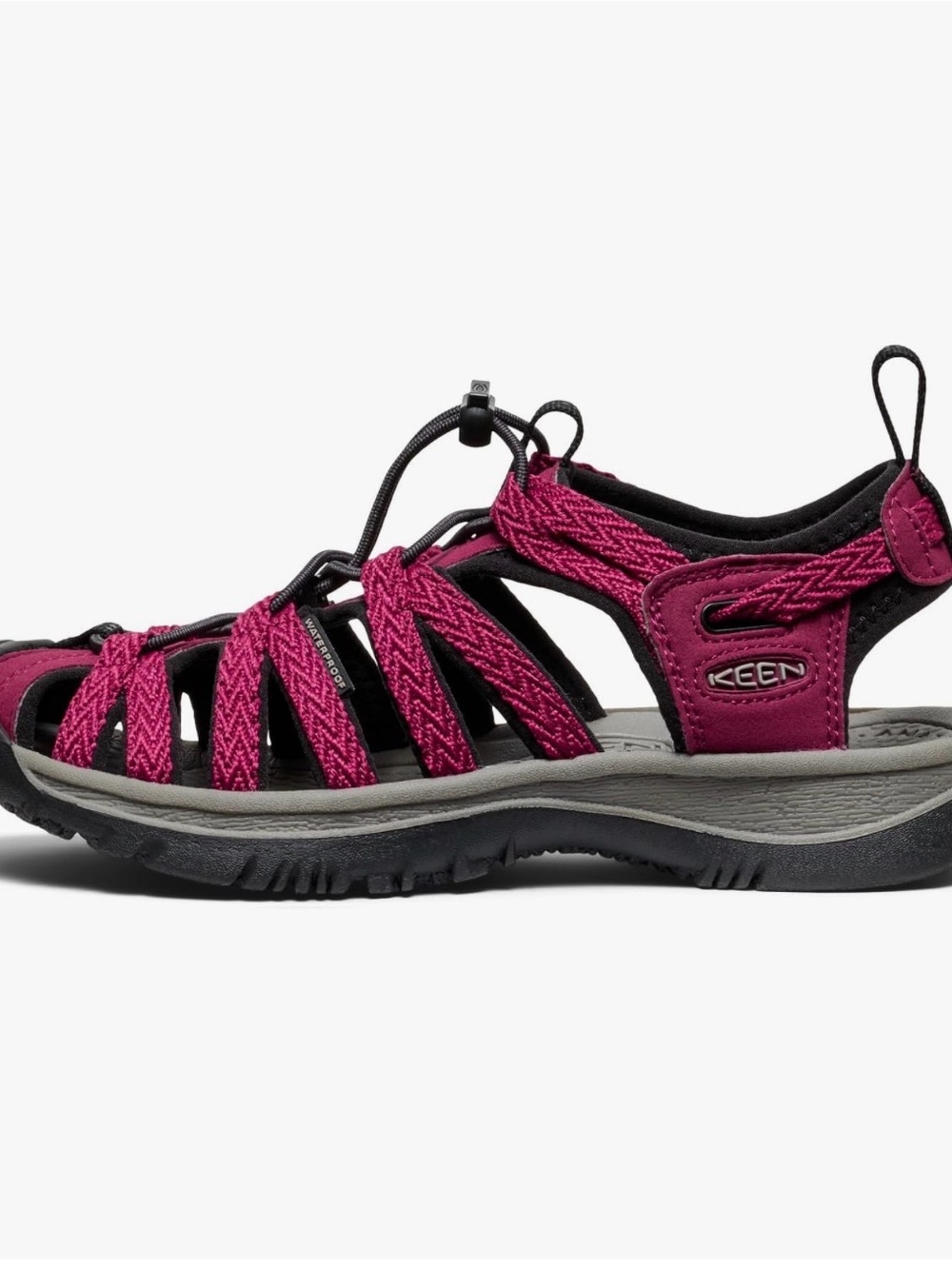 Keen Women's Whisper Pink Strappy Outdoor Adventure Sandals - Picture 2 of 11